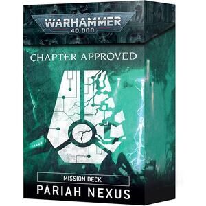 NWT Games Workshop Chapter Approved Pariah Nexus Mission Deck PREORDER 6/22